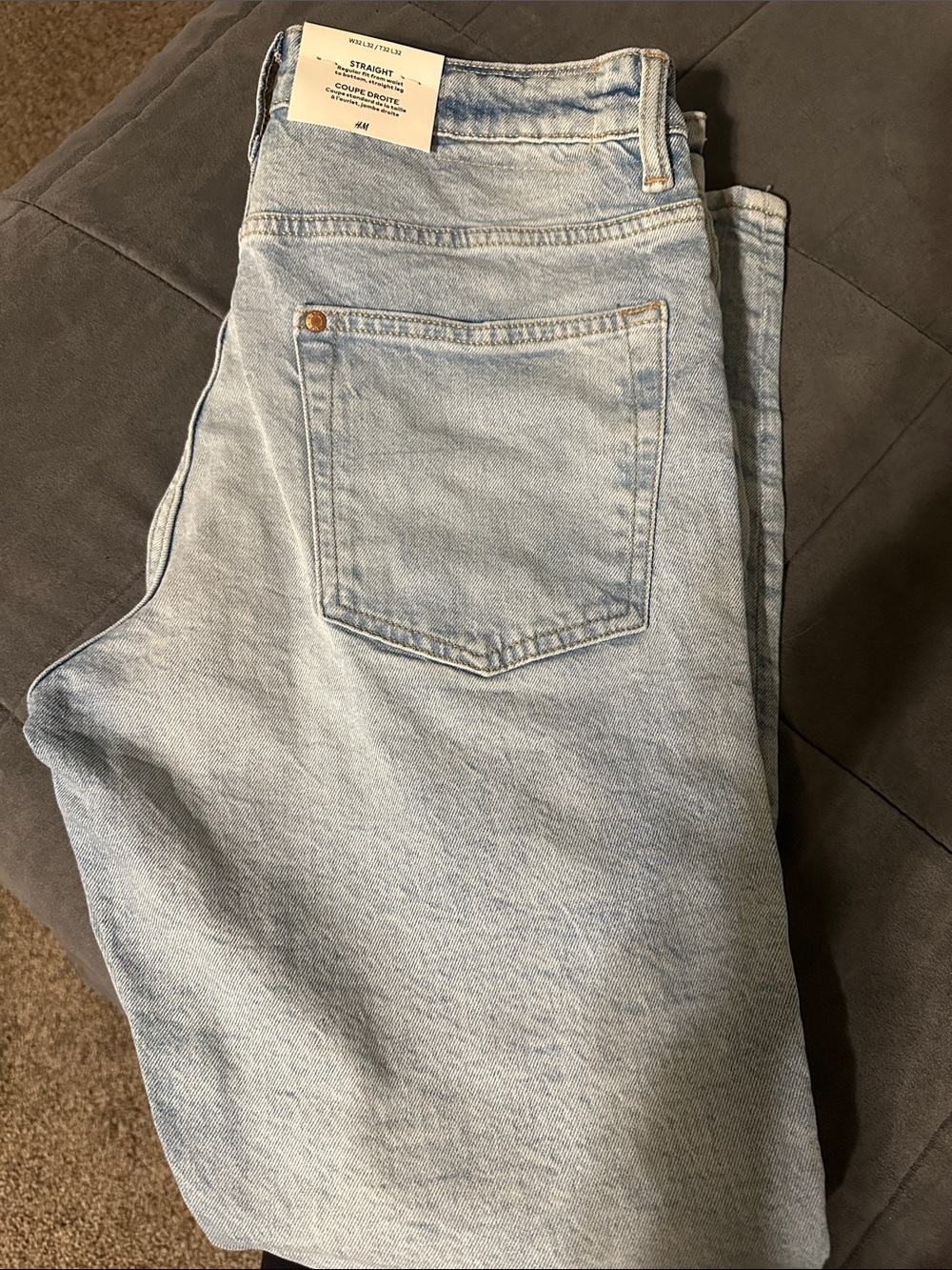 H&M Light Wash Straight Men's Jeans